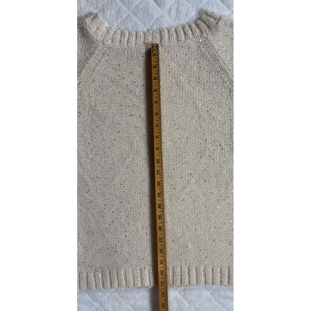 Talbots Wool Blend Sequin Sweater Cozy Women's La… - image 6